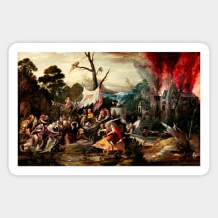 The Temptation of Saint Anthony - Jan Mandijn Sticker